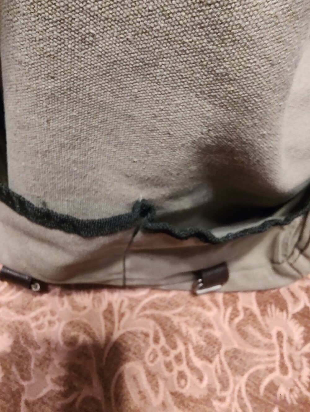 🌿🍂🌿(Reduced-Flawed) Wonderful Vtg 90's Sierra Club Sage Green Messenger Bag - Picture 12 of 15